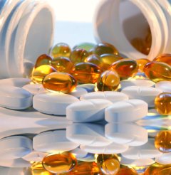 bottles,capsules and tablets